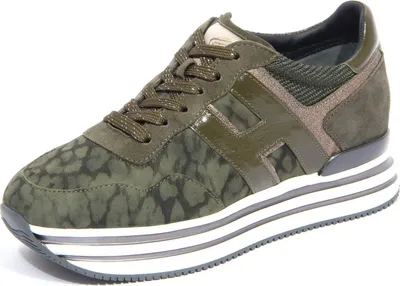 Produktbild von H8072 sneaker donna HOGAN MIDI PLATFORM H483 woman shoes