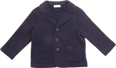 Produktbild von 4331AN blazer felpa IL GUFO boy kid Baumwolle jacket blue