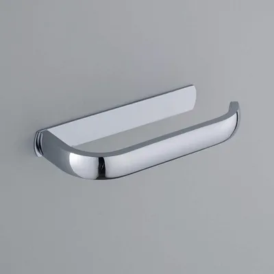 Produktbild von Qiuqiu Wand-Toilettenpapierhalter aus verchromtem Messing für Badezimmer, Chrom