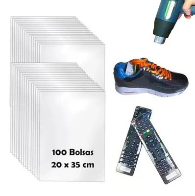 Zdjęcie produktu dla Zestaw 100 przezroczystych torebek do profesjonalnego pakowania