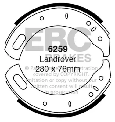 Immagine prodotto di EBC Kit ganasce freno Land Rover