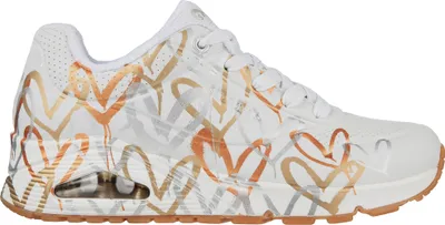 Produktbild von SKECHERS Uno Metallic Love Schuhe Damen weiss 37
