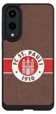Produktbild von NIVOCASE Handyhülle für Samsung Galaxy S25 Edge Hülle NIVOpure Case Schwarz FC St. Pauli Logo Offizielles Lizenzprodukt