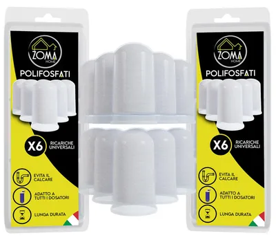 Polyfosfat-Nachfüllpackung für Kessel, 12 Stück, Antikalkfilter