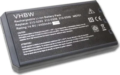 Produktbild von vhbw Akku kompatibel mit Dell Inspiron 2200, 1200, 1000 Notebook (4400 mAh, 14,8 V, Li-Ion)
