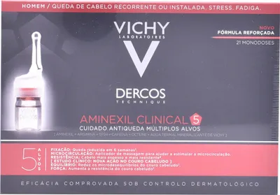 Produktbild von Vichy 3337875522748, Männer, 6 ml, 3 Woche(n), Flüssigkeit, Tropfflasche, AQUA / WATER - ALCOHOL DENAT. - DIAMINOPYRIMIDINE OXIDE - ACRYLATES/BEHENETH-25 METHACRYLATE...