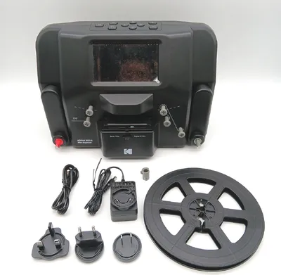 Produktbild von Kodak REELS, 76 x 228 mm, Film-/Dia-Scanner, Schwarz, TFT, 12,7 cm (5"), 8,08 MP
