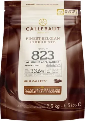 Produktbild von Callebaut, Kuvertüre Callets,Milchschokolade (2,5Kg)
