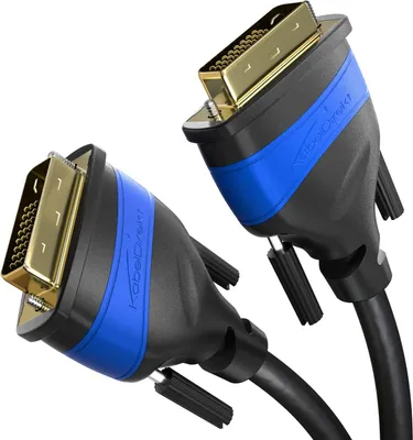 Produktbild von KabelDirekt Dual Link DVI Kabel mit Ferritkern 10m 2560×1600 bei 60Hz Full HD/1080p