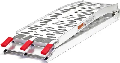 Obrázek produktu pro Rampa Wiltec 220x28 cm 340 kg pro čtyřkolky ATV, hliníková skládací rampa, protiskluzová nakládací rampa