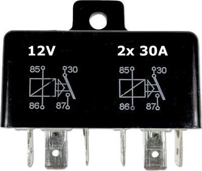 Produktbild von Zwillings-Relais 12V 2x30A 2 Schließer NO Doppelrelais | TRL-3030