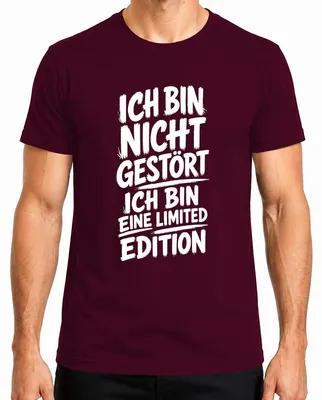 Obrázek produktu pro Jsem tričko s potiskem "Nejsem rozrušený, jsem tričko s ironickým nápisem", barva: vínová, velikost: 3XL