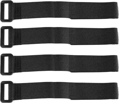 Produktbild von Verstellbarer schwarzer Yogamattengurt aus dehnbarem Nylon