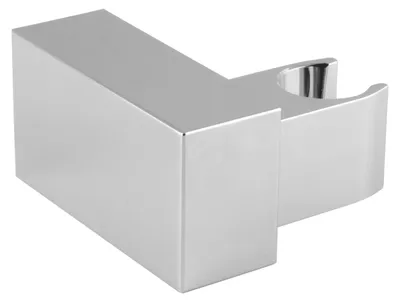 Produktbild von PaulGurkes eckige Halterung für Handbrausen verstellbarer Winkel chrom