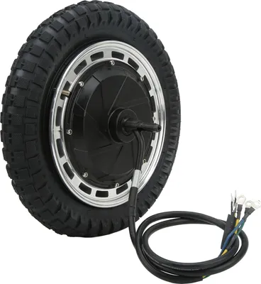 Image de 12 -pouces -roues Moteur de moyeu 48 V -96V 800W -6500W 1250 tr / min -roue de frein à disque -conversion avec pneu extérieur intérieur pour moto -off -véhicules routiers
