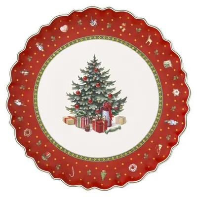 Image de Villeroy & Boch, ensemble de pâtisserie et de gâteaux "Toy's Delight", 2 pièces : une assiette à gâteaux et une assiette sur pied