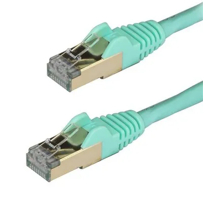 Productafbeelding van StarTech.com 3 meter CAT6A Ethernetkabel, 10 Gigabit afgeschermde, trekbestendige RJ45 100W PoE patchkabel, CAT 6A 10GbE STP netwerkkabel met kabelbescherming, blauw, getest door Fluke/UL-gecertificeerde bekabeling/TIA - Categorie 6A - 26AWG (6ASPAT3MAQ) - Patchkabel - RJ-45 (M) naar RJ-45 (M)