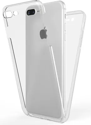 Image de Étui pour téléphone portable NALIA 360 degrés pour Apple iPhone 8 Plus / 7 Plus, Full Cover Case Transparent