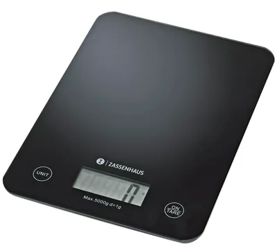 Obrázok produktu pre Zassenhaus Digitale Küchenwaage BALANCE USB, schwarz