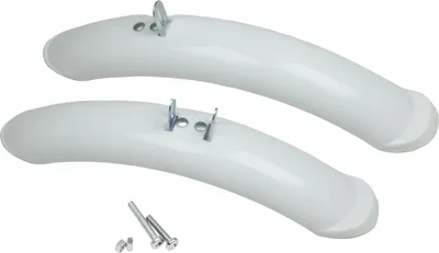Produktbild von Kinderfahrradschutzblech Set für 16 Zoll Räder, Weiß