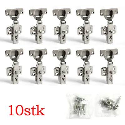Produktbild von 10PCS Topfband 35mm Mittelanschlag mit Dämpfung Schrank Scharnier Türscharniere
