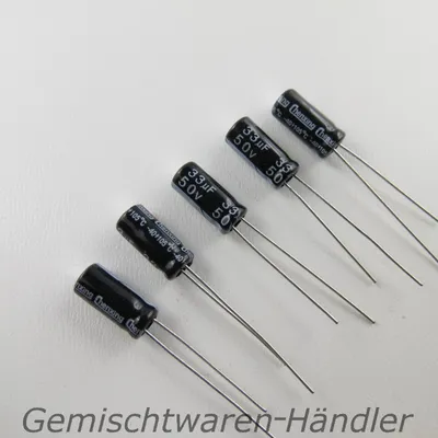 Produktbild von 5x 470µF 35V ELKO Kondensator Sortiment zusammenstellbar µ mF Elekrolyt radial