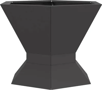 Produktbild von vidaXL Feuerstelle Schwarz 50 x 50 x 40 cm Stahl