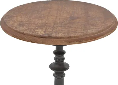Zdjęcie produktu dla vidaXL Stolik boczny z litego drewna jodłowego 40 x 64 cm brązowy