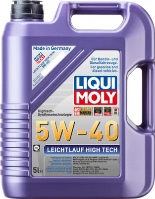 Produktbild von LIQUI MOLY Motoröl Leichtlauf High Tech 5W-40 5L & 1L | 6 Liter Motoröl Set