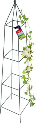 Produktbild von Famanu Obelisk für Kletterpflanzen und Rosen - Freistehende Gartendekoration
