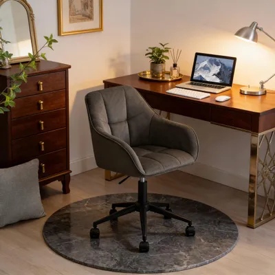 Produktbild von Wohnzimmer Stuhl,Home Office Stuhl,Klassischer Make-up Stuhl,Drehstichstuhl,Bürostuhl(nur Bürostuhl)