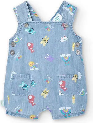 Produktbild von Boboli 118189 Latzhose Mehrfarbig 3 Months Mehrfarbig 3 Months