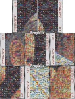 Produktbild von Briefmarken Mikronesien 2000 Mi 1069-1076 (kompl.Ausg.) postfrisch Papst Johannes Paul II