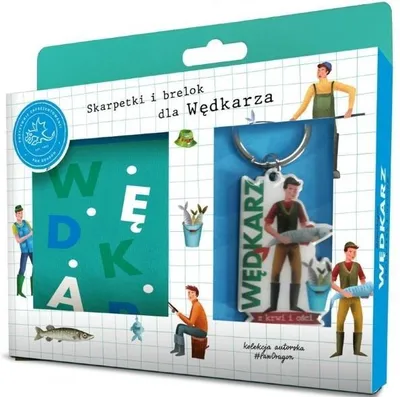 Immagine prodotto di Set portachiavi + calzini per pescatori