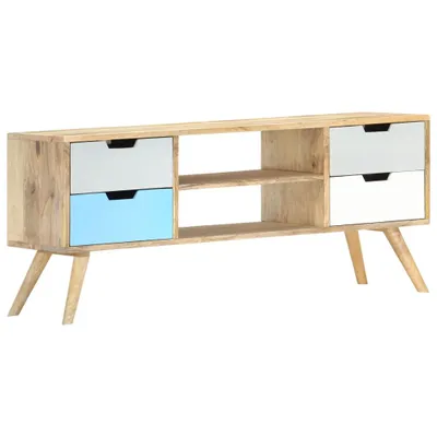 Produktbild von The Living Store TV-Schrank 110×35×48 cm Massivholz Mango