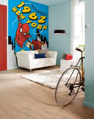 Produktbild von Komar Vlies Fototapete - Spider-Man 1962 - Größe: 200 x 280 cm (Breite x Höhe) - 4 Bahnen, Kinderzimmer, Tapete