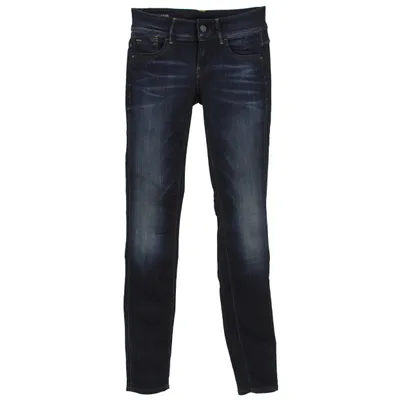Produktbild von 24106 G-Star, Lynn Mid Skinny, Damen Jeans Hose, Stretchdenim, blue used, W 28 L 34