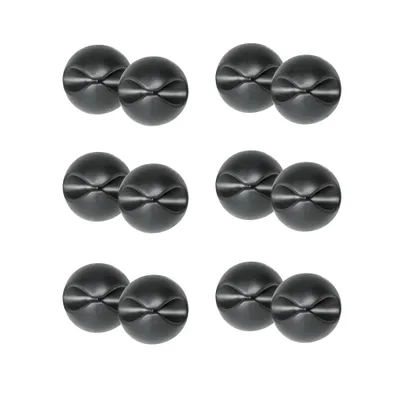 Produktbild von 12x ARLI Kabelhalter schwarz selbstklebend