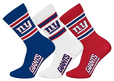 Produktbild von New York Giants 3pk Crew Socks