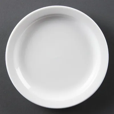 Image de Assiettes Olympia Whiteware à bord étroit 15 cm (12 pièces)