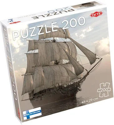 Zdjęcie produktu dla Tactic Puzzle Lovers Żaglówka na morzu 200 el. puzzli, 200 szt., Pojazdy