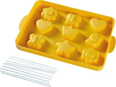 Produktbild von HABA 301155 - Silikon -Backform Cake Pops Herzenslust 4010168203799