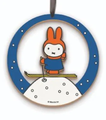 Produktbild von Miffy Weihnachtsanhänger Holz Winter ø7,5cm