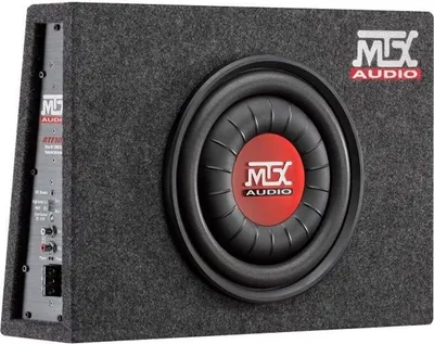 Obrázek produktu pro Uzavřený aktivní plochý subwoofer MTX RTF10P Sub 25 cm 200 W