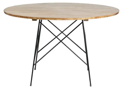 Produktbild von Tisch für 4 Personen aus massivem Mindi-Holz