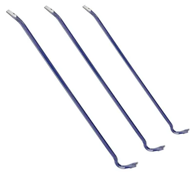 Produktbild von 3 Stück Brechstange Hebeleisen Brecheisen Kuhfuß Nageleisen Stemmeisen Nagelzieher 600 750 900 mm