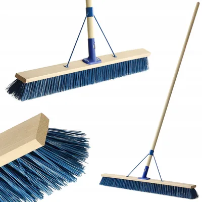 A collage of a broom from different angles.