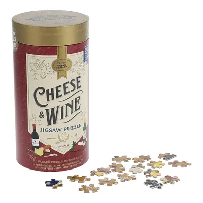 Obrázek produktu pro Puzzle pro milovníky sýrů a vína 500 dílků