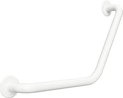 Produktbild von BELP Winkelgriff Eisen Weiß 660x400x106 mm, 120 kg Traglast für Bad & WC >> zum Bohren