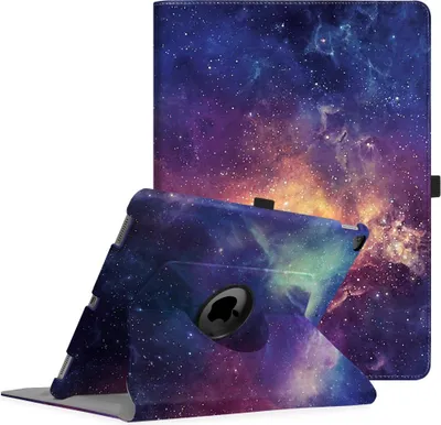 Produktbild von Fintie Hülle für iPad Pro 12.9 Zoll (2. und 1. Generation, Modell 2017 und 2015) - 360 Grad Rotierend Schutzhülle Smart Stand Cover Case mit Auto Schlaf/Wach Funktion, Die Galaxie